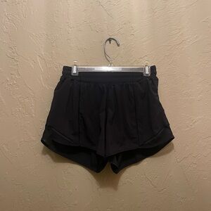 lululemon athletica Hottie Hots Black Athletic Shorts